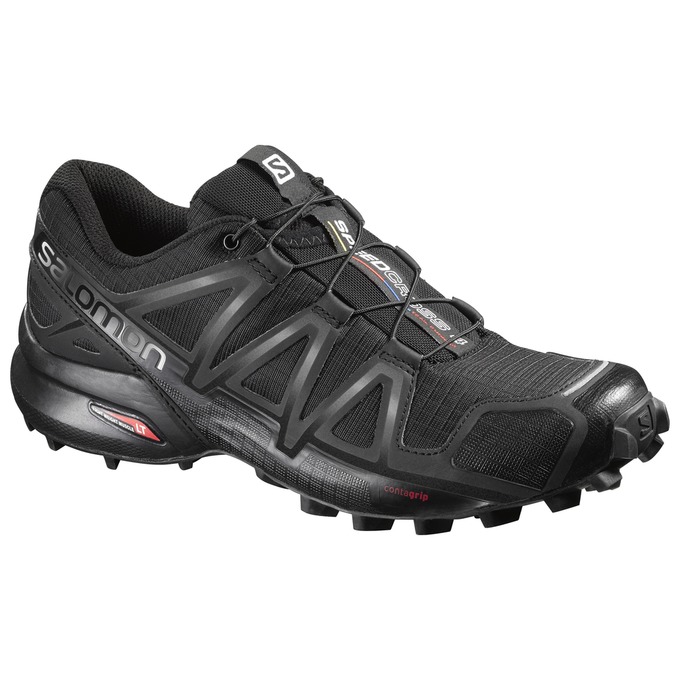 Salomon SPEEDCROSS 4 W Zapatillas Trail Running Mujer - Negras - Colombia (89015-MWHY)